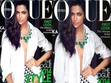 Deepika Goes Braless For Vogues Cover