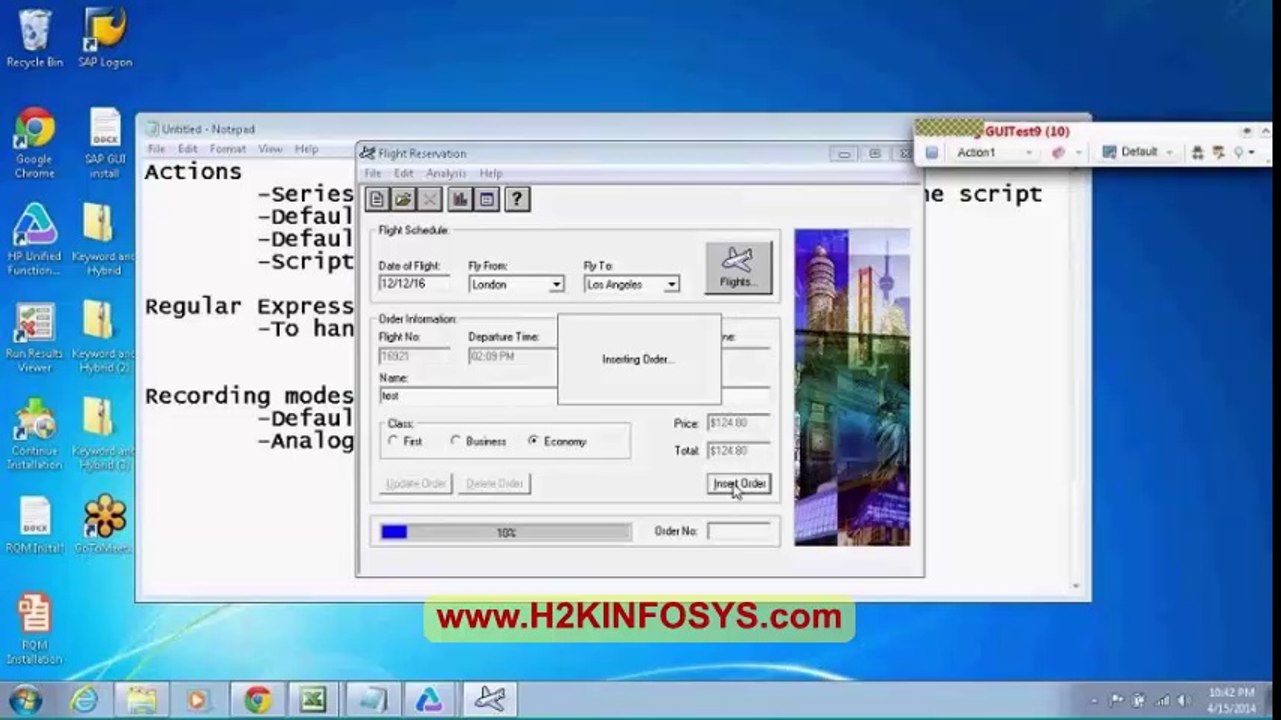 QTP Online Tutorials | QTP Training in Chicago | QTP Online Training and Placement in USA,UK,AUS,CANADA