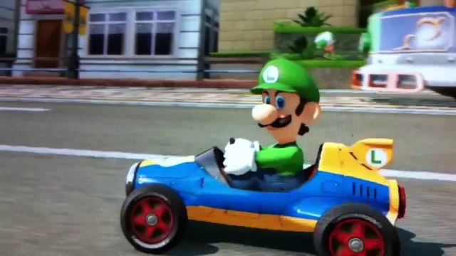 So hilarious Luigi Riding Dirty in Mario Kart 8