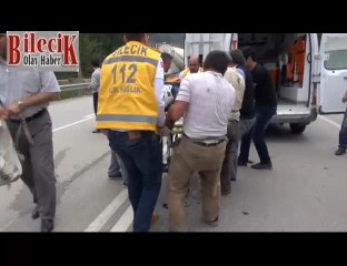 Bilecik'te İstasyon Rampasında Kaza