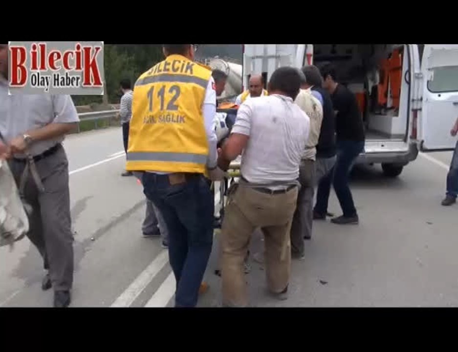 Bilecik'te İstasyon Rampasında Kaza