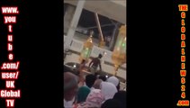 A Mentally sick guy broke the light of Haram Shareef of Mecca, Saudi Arabia