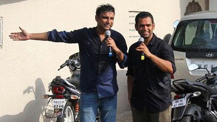 Filmistaan Movie Promotion By Bus Travelling In Bandra