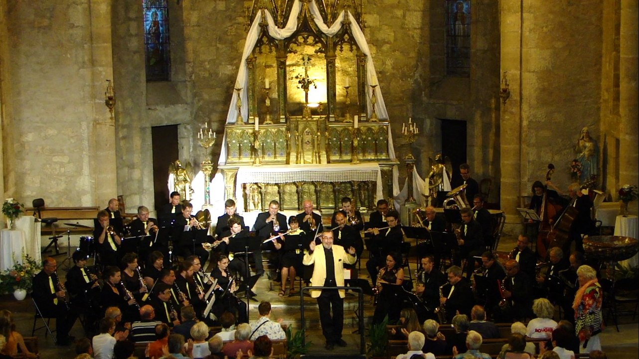 Funiculi Funicula par l'Orchestre de l'Harmonie de Nissan 1 Juin 2014 Cazouls