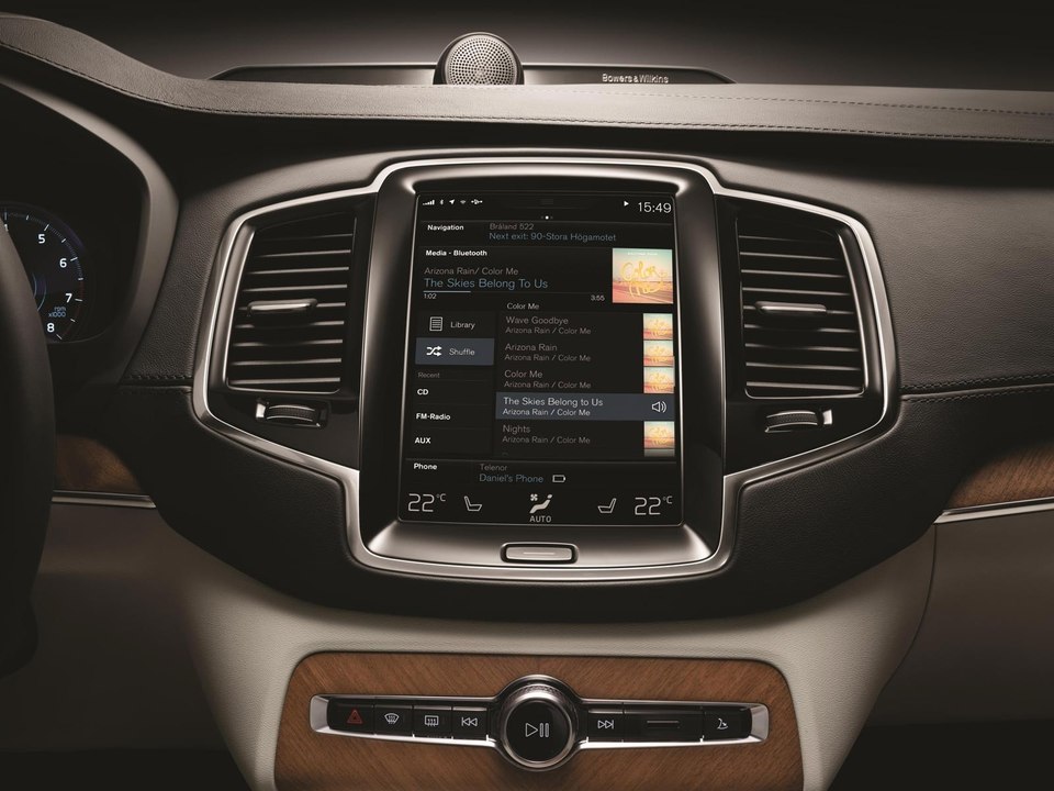 Un nouveau système de contrôle embarqué pour le futur Volvo XC90