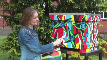Plan Bee Ltd - Decorated Beehive from Lourdes Secondary School