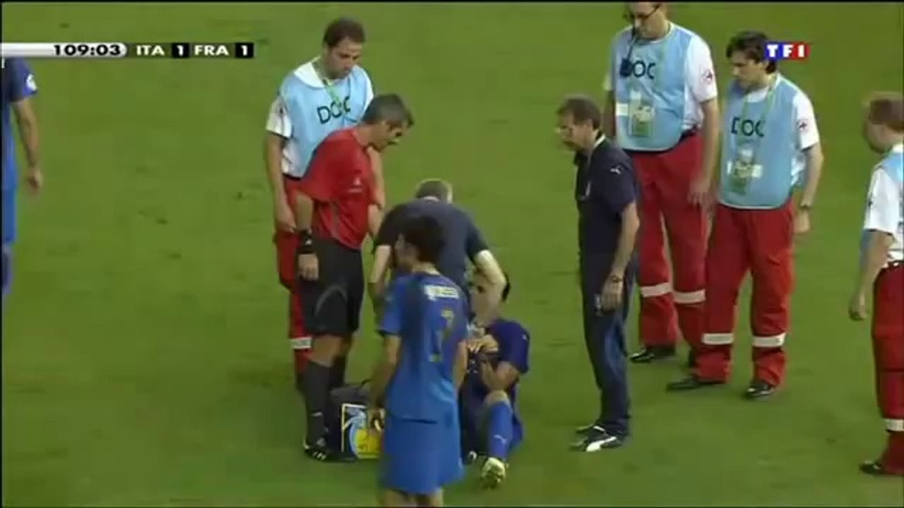 France - Italie: Coup de Boule de Zidane