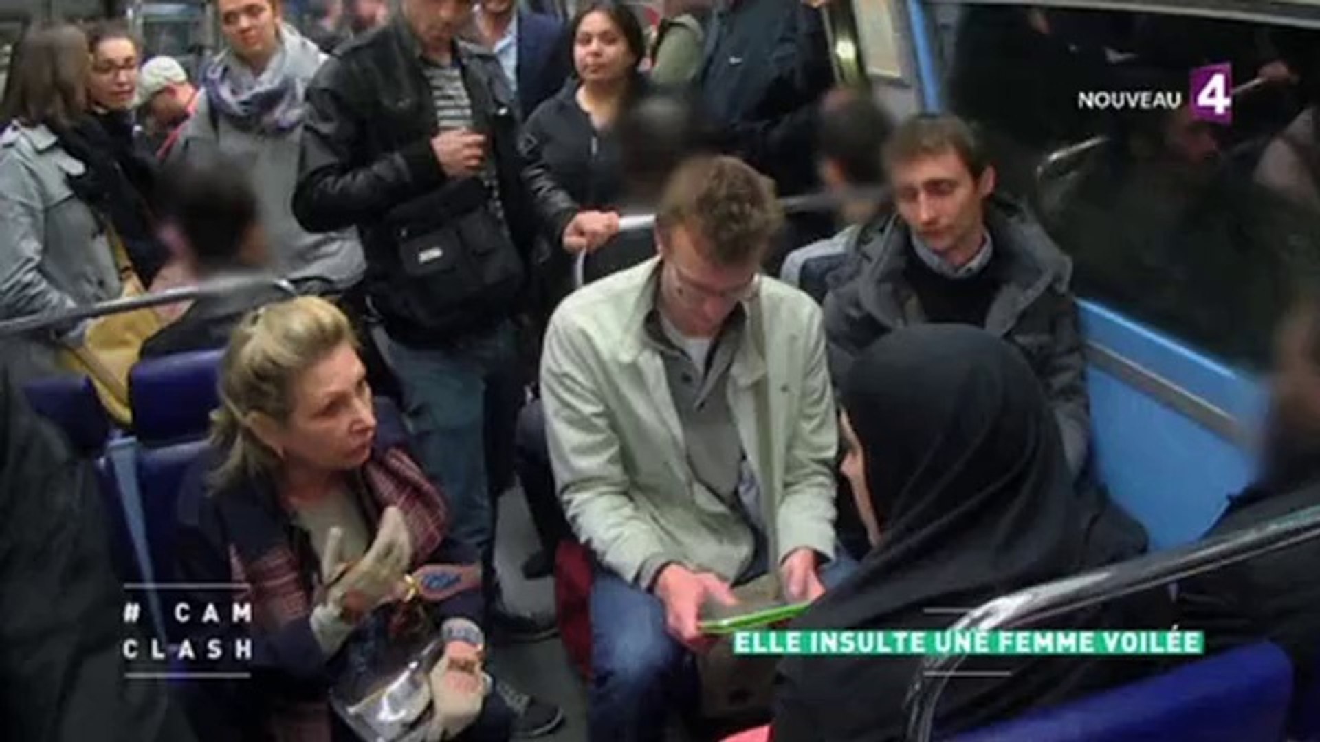 Comment réagiriez-vous face à une femme voilée insultée dans le métro ? -  Vidéo Dailymotion