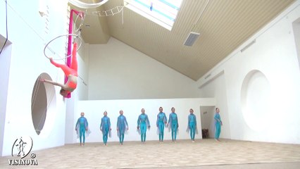 Воздушная гимнастика. Кольцо. Восточный танец.