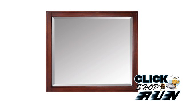 Avanity MADISON-VS36-LE-B Light Espresso Bathroom Furniture with Beige Marble top and Sink