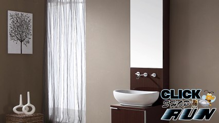 Avanity CUBE-VS16-WE Bathroom Furniture in Wenge with Vessel Sink