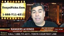 LA Kings vs. New York Rangers Pick Prediction NHL Pro Hockey Finals Playoff Game 1 Odds Preview 6-4-2014