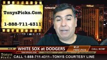 MLB Pick LA Dodgers vs. Chicago White Sox Odds Prediction Preview 6-3-2014