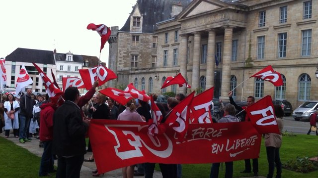 Manif des agents hospitaliers