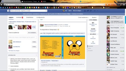 Como descargar los videos de Hora de Aventura Online