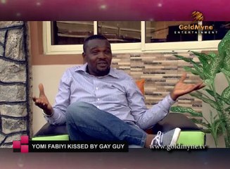 ACTOR YOMI FABIYI KISSED BY GAY GUY