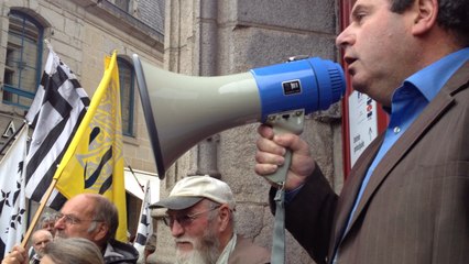 Christian Troadec, leader des Bonnets Rouge