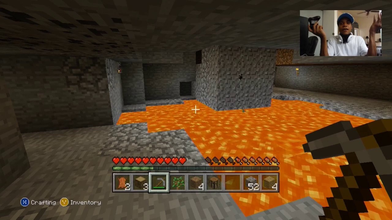 -Minecraft Digging To The Bottom- - -Minecraft xbox 360- - -1616scarecrow- - -Minecraft noob-
