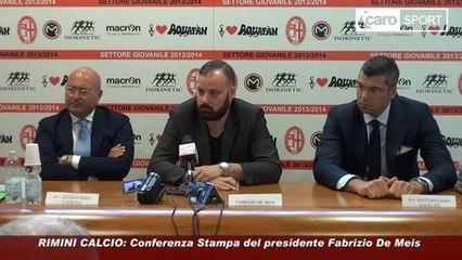 Icaro Sport. La conferenza stampa integrale di De Meis