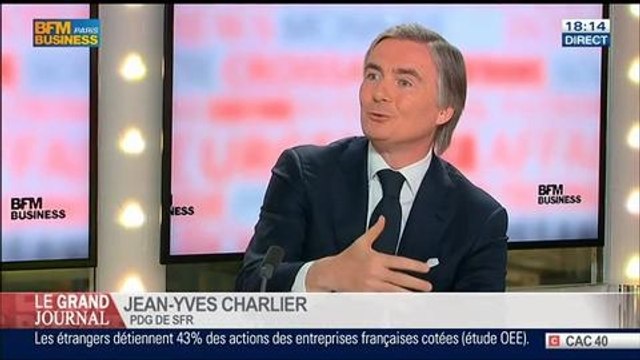 Jean-Yves Charlier, président directeur général de SFR, dans Le Grand Journal - 03/06 1/4