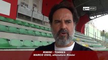 Icaro Sport. Rimini-Torres, intervista a Osio