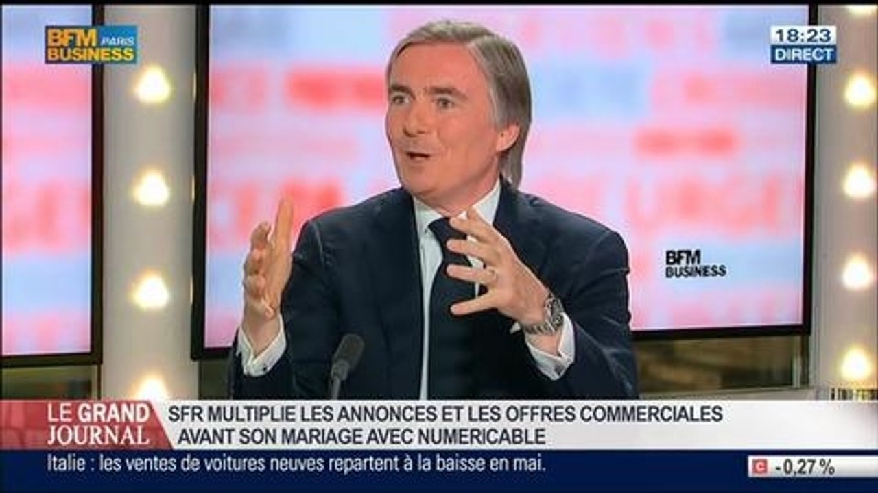 Jean-Yves Charlier, président directeur général de SFR, dans Le Grand Journal - 03/06 2/4