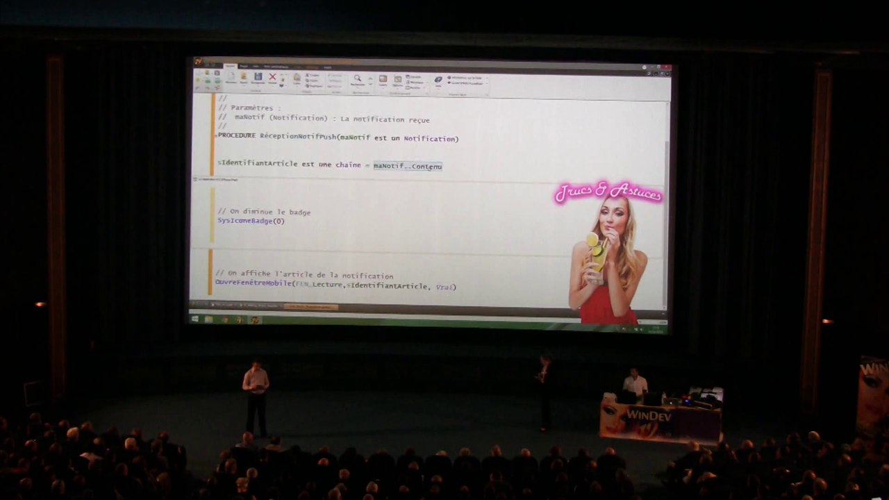Notification push avec WINDEV Mobile
