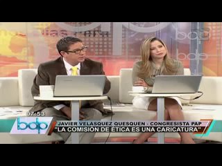Javier Velásquez : Comisión de Ética es una 'caricatura' y debe ser desactivada