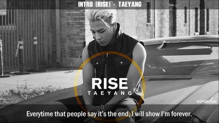 INTRO (RISE) - TAEYANG [LYRICS]