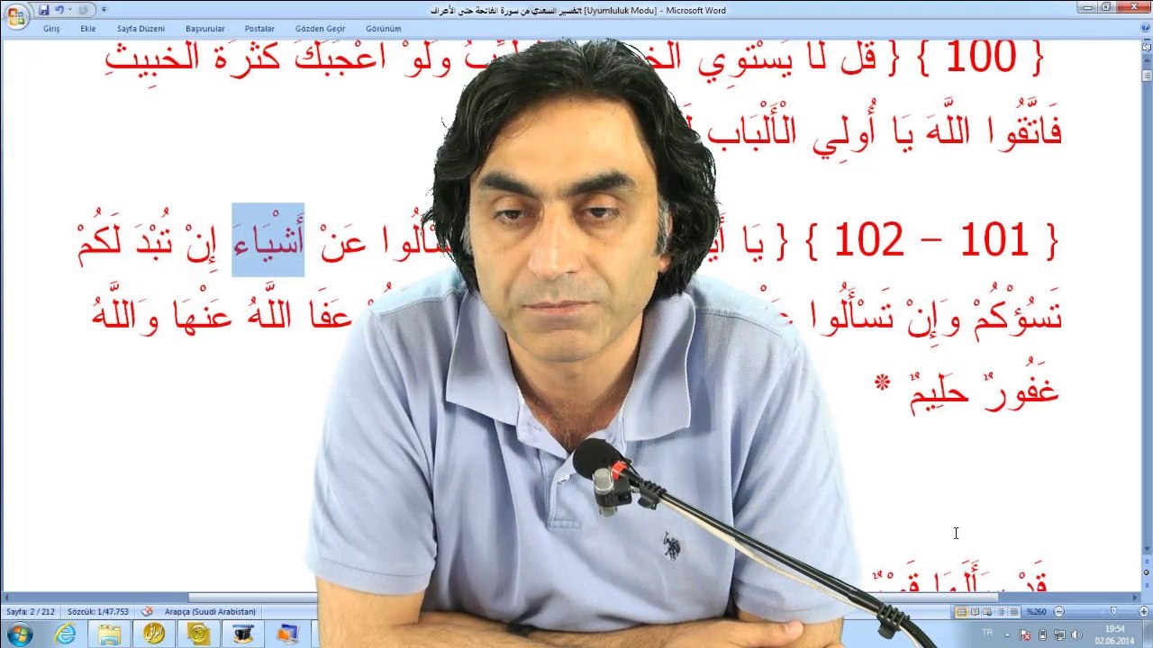 03.06.2014   5 - Maide Suresi  101 - 1   Halis Aydemir