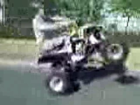 Samir trappes 78 wheeling quad yfz 450