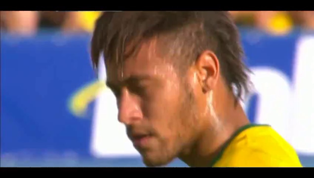 Goal Neymar - Brazil 1-0 Panama - 03-06-2014