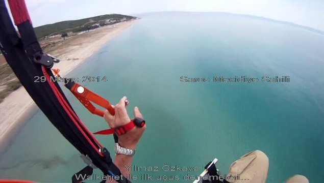 29 Mayıs 2014-Yılmaz Özkaya'nın, 200 cc Walkerjet'le ilk uçuşları...