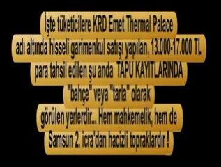 Emet Termal projesi işte böyle bir hikaye: Sonu aldatmaca...