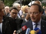 Hollande rencontre le président ukrainien 