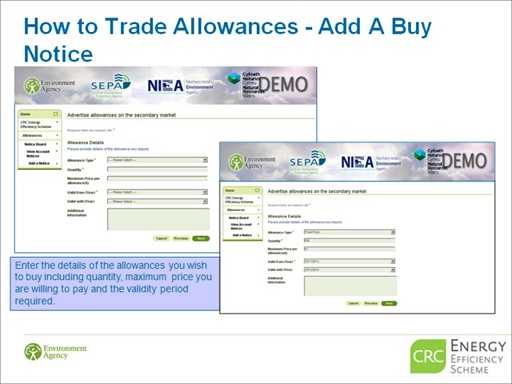 How to trade allowances