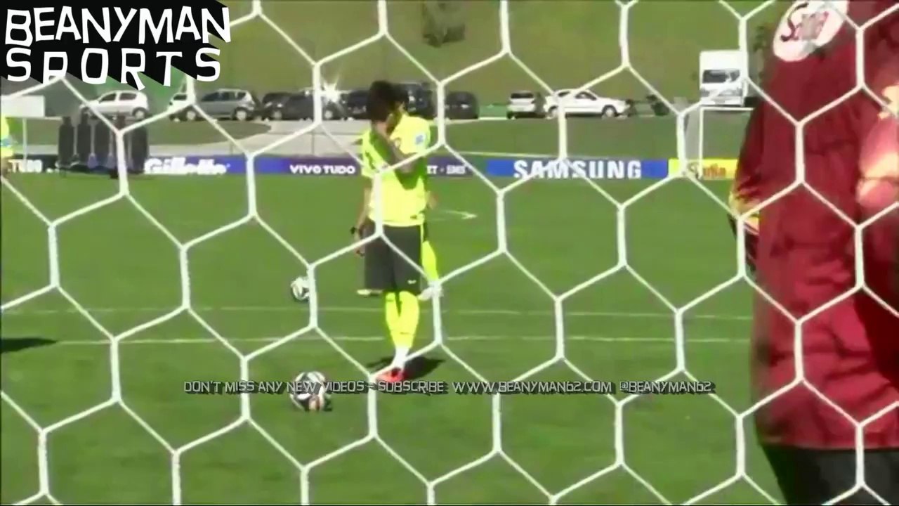 World Cup 2014 - Brazil's Neymar Scores Outrageously Cheeky Penalty