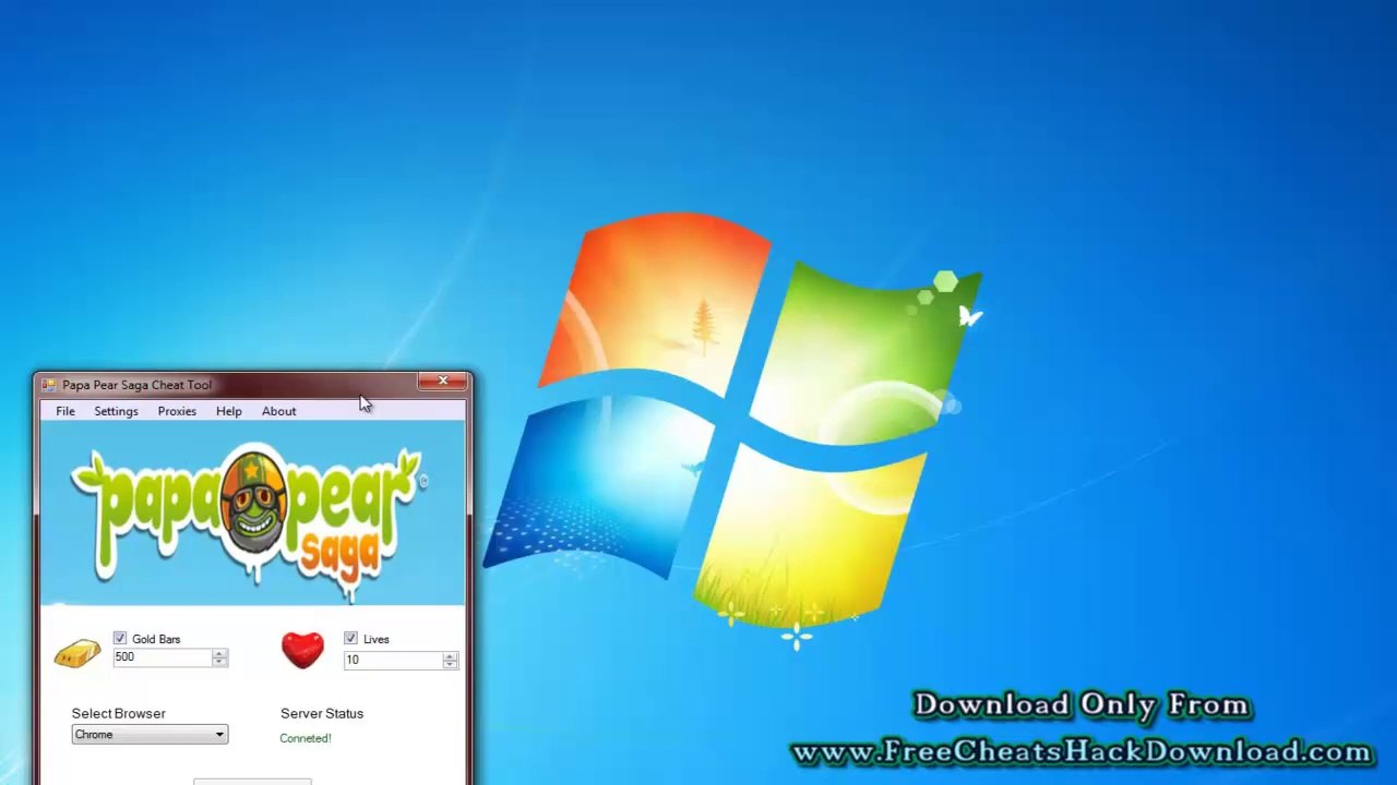 Papa Pear Saga Hack Tool Gold Bars Lives Generator (2014 Update)
