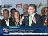 Colombia: Alianza Verde se adhiere a la Campaña por la Paz