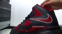 Wholesale Nike LeBron X Crown Jewel Black _ Red replica Review