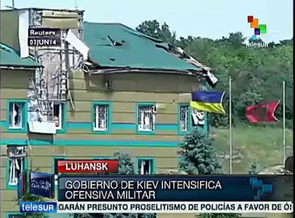 Kiev intensifica ofensiva militar en el este ucraniano