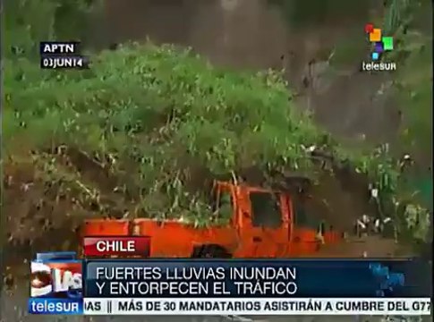 Miles de personas quedan aisladas tras inundaciones en Chile