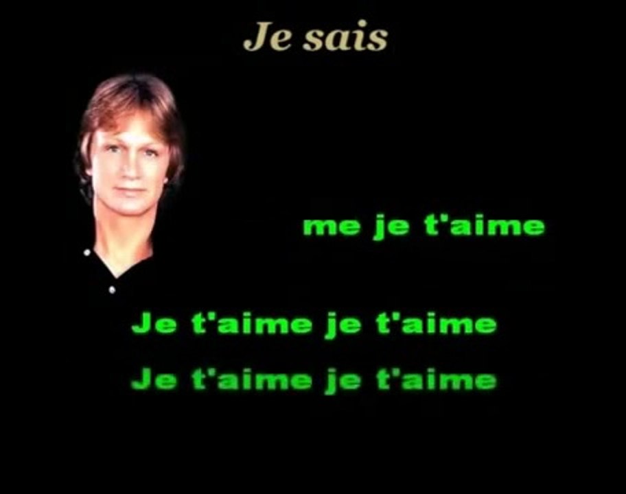 je sais ,claude françois(1)