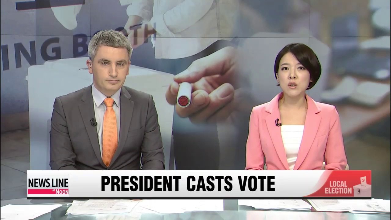 President Park casts vote in Wednesday's local elections
