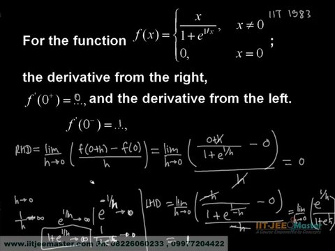Continuity and Differentiability IIT JEE advance Solution IIT mains Coaching Free Study Material
