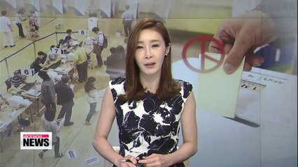 Local elections 2014 Voter turnout as of 11am, Korea time