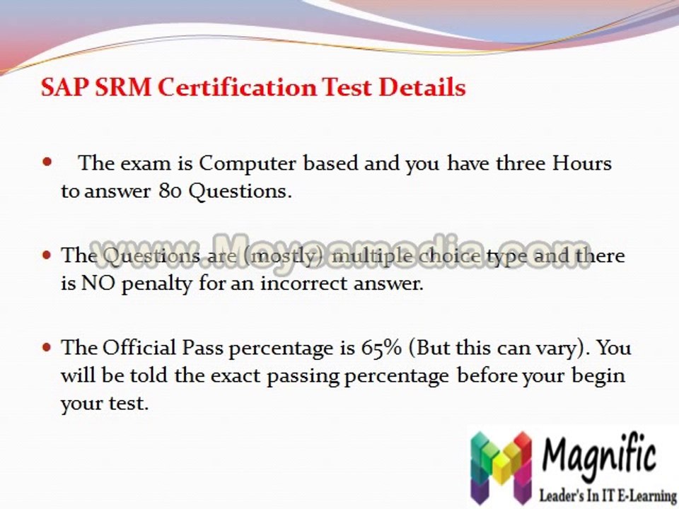 SAP SRM online training and Certification