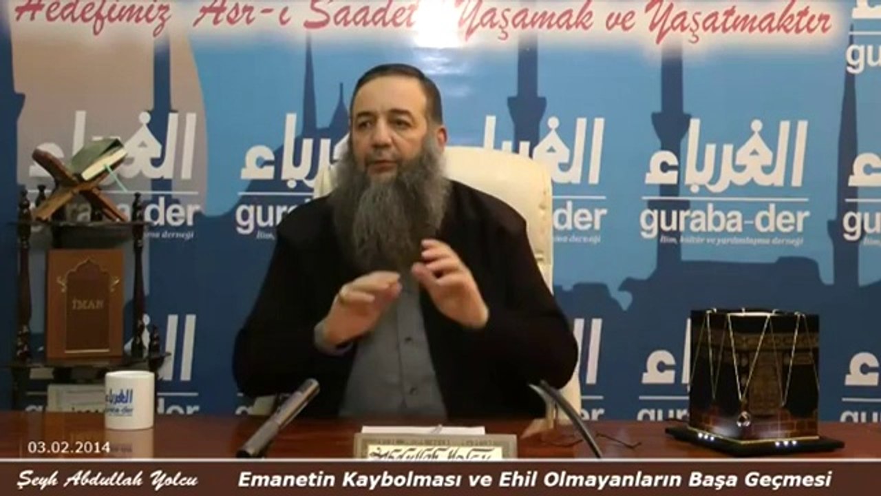 emanet  eminlik  kayboldu işler ehline verilmeli