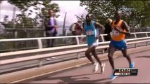 Reporter tries to keep up with marathon runners
