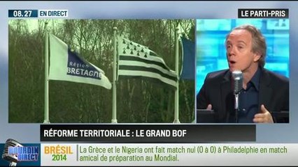 Le parti pris d'Hervé Gattegno : Mécontentement autour du projet de réforme territoriale de François Hollande – 04/06